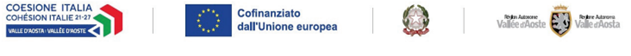 loghi programmazione 21 27 logo ue repubblica italiana e regione vda