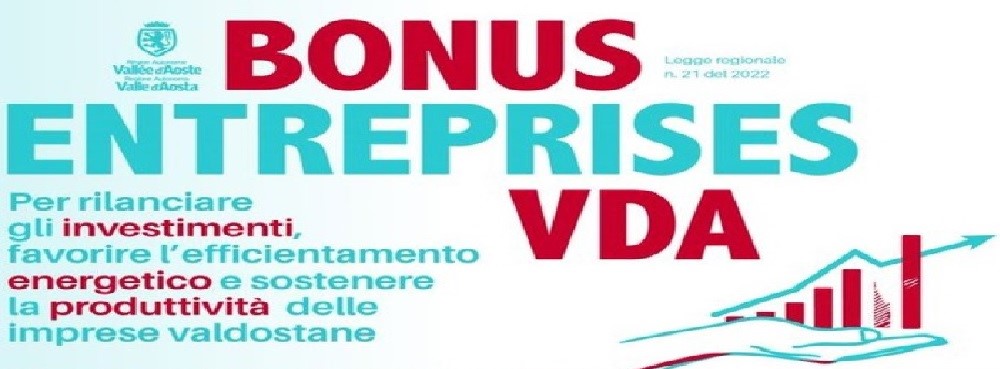 scritta "bonus entreprises vda"