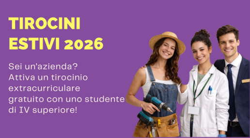 Tirocini estivi 2026